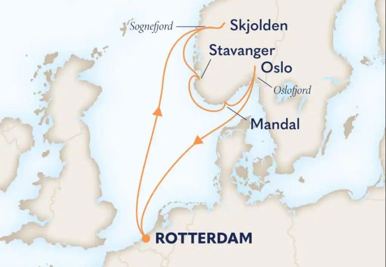 8-daagse cruise Noorse fjorden